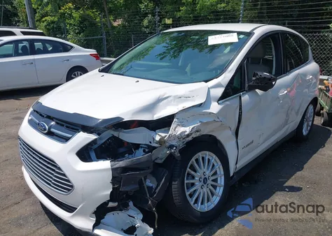 2013 Ford C-Max Hybrid Sel z USA, uszkodzony, nr VIN 1FADP5BU7DL518014